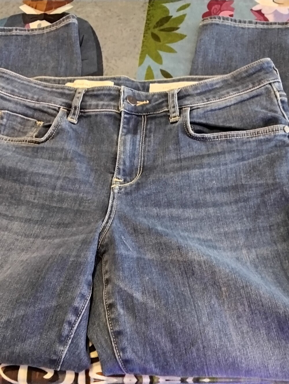 Pilcro and the Letterpress Stet straight leg ankle cut jeans 🍄31W 26L🍄
